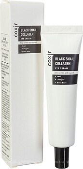 Фото Coxir крем для шкіри навколо очей Black Snail Collagen Eye Cream 30 мл