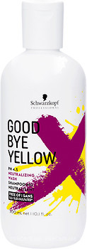 Фото Schwarzkopf Professional Goodbye Yellow бессульфатний з антижовтим ефектом 300 мл