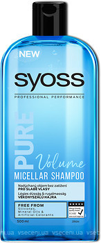 Фото Syoss Pure Volume міцелярний для тонкого волосся 500 мл