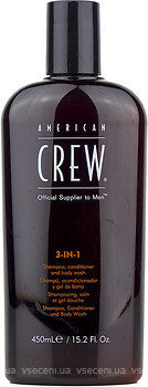 Фото American Crew 3in1 Classic, Conditioner and Body Wash 450 мл