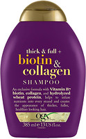 Фото OGX Biotin & Collagen Thick & Full з біотином і колагеном 385 мл