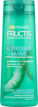 Фото Fructis Баланс увлажнения для жирных волос у корней и сухих на кончиках 400 мл