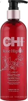 Фото CHI Rose Hip Oil Color Nurture Protecting захисний для фарбованого волосся 739 мл