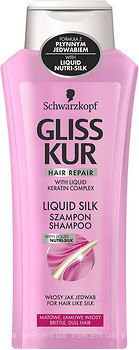 Фото Gliss Kur Liquid Silk Жидкий Шелк для ломких, лишенных блеска волос 400 мл