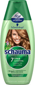 Фото Schauma 7 Трав для нормального і швидко жирніючого волосся 250 мл