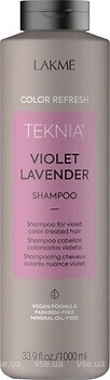 Фото Lakme Teknia Ultra Violet Refresh для підтримки фіолетового відтінку фарбованого волосся 1 л