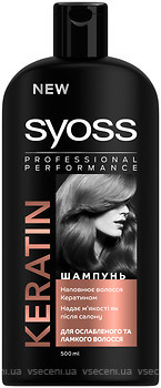 Фото Syoss Keratin Hair Perfection для сухого і безжиттєвого волосся 500 мл