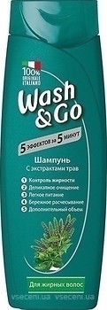 Фото Wash&Go З екстрактами трав для жирного волосся 200 мл