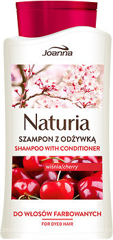 Фото Joanna Naturia & Conditioner Cherry з вишнею для фарбованого волосся 500 мл