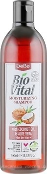 Фото DeBa Bio Vital Moisturizing увлажняющий с маслом кокоса и алоэ вера 400 мл