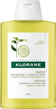 Фото Klorane With Citrus Pulp з м'якоттю цитрона 200 мл