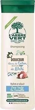 Фото L'Arbre Vert Douceur Coton & Litchi з екстрактами лічі і квітів бавовни 250 мл