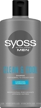 Фото Syoss Professional Performance Men Clean & Cool для нормального і жирного волосся 440 мл