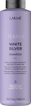 Фото Lakme Teknia White Silver для світлого і освітленого волосся 1 л
