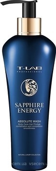 Фото T-Lab Professional Sapphire Energy Absolute Wash 3в1 для анти-ейдж ефекту волосся і тіла 300 мл