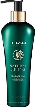 Фото T-Lab Professional Natural Lifting Absolute Wash 3в1 для живлення волосся, рук і тіла 300 мл