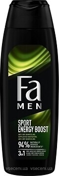 Фото Fa Men Sport Energy Boost 3в1 с ароматом гуараны и женьшеня 750 мл