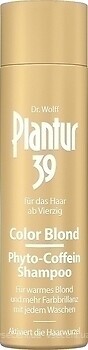 Фото Dr. Wolff Plantur 39 Phyto-Coffein Colour Blonde тонирующий для светлых волос 250 мл