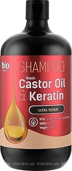 Фото Bio Naturell Black Castor Oil & Keratin для всіх типів волосся 946 мл