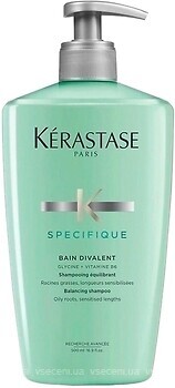 Фото Kerastase Specifique Bain Divalent для волосся жирного у коріння і чутливого по довжині 500 мл
