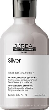 Фото L'Oreal Paris Professionnel Serie Expert Magnesium Silver для освітленого і сивого волосся 500 мл