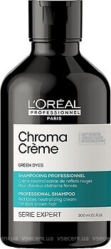 Фото L'Oreal Paris Professionnel Serie Expert Chroma Creme Green Dyes для нейтралізації червоних відтінків 300 мл