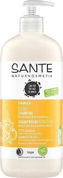 Фото Sante Bio Горохові протеїни і олива для волосся що січуться 500 мл