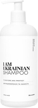 Фото DeLaMark I am Ukrainian для відновлення і захисту пошкодженого волосся 500 мл