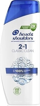 Фото Head & Shoulders 2 in 1 Classic Clean Основний догляд проти лупи 625 мл
