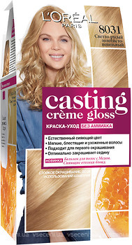 Фото L'Oreal Paris Casting Creme Gloss 8031 світло-русявий золотисто-попелястий