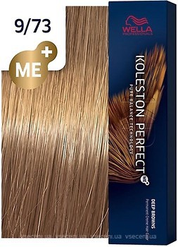 Фото Wella Professionals Koleston Perfect Me+ Deep Browns 9/73 золотий тик