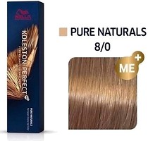 Фото Wella Professionals Koleston Perfect Me+ Pure Naturals 8/0 светлый блонд