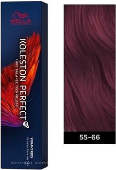 Фото Wella Professionals Koleston Perfect Me+ Vibrant Reds 55/66 інтенсивний фіолетовий світло-коричневий