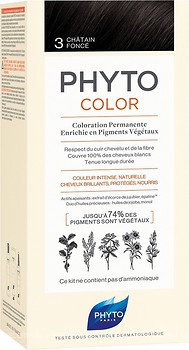 Фото Phyto Phytocolor Treatment with botanical pigments 3 темний шатен