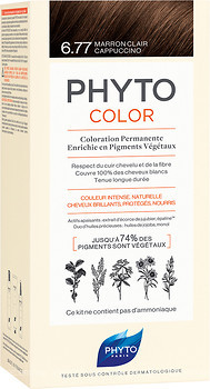 Фото Phyto Phytocolor Treatment with botanical pigments 6.77 Светло-каштановый капучино
