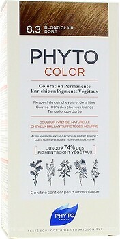 Фото Phyto Phytocolor Treatment with botanical pigments 8.3 світло-русявий золотистий
