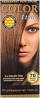 Фото Color Time Permanent Hair Color 70 Темний попільно-русявий