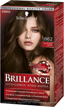 Фото Schwarzkopf Brillance 862 благородний каштан