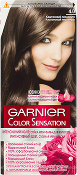 Фото Garnier Color Sensation 4.0 каштановий перламутр