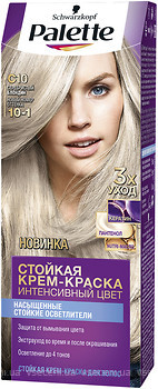 Фото Palette Інтенсивний колір 10-1 (C10) сріблястий блондин