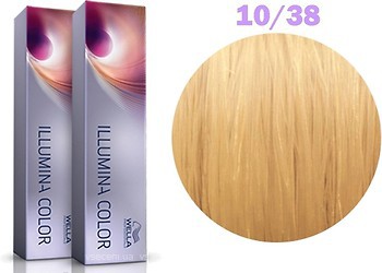 Фото Wella Professionals Illumina Color 10/38 яскравий блонд золотисто-перловий