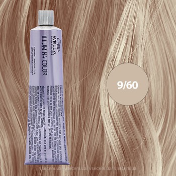 Фото Wella Professionals Illumina Color 9/60 очень светлый блонд фиолетовый натуральный