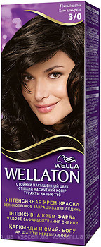 Фото Wella Wellaton crem 3/0 темный шатен