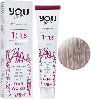 Фото You Look Professional Hair Colouring Cream 12.21 Суперосвітлювальний блондин перламутрова-попелястий