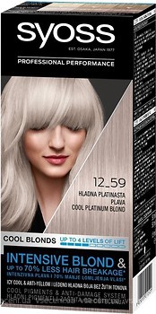 Фото Syoss Salonplex 12-59 холодный платиновый блонд