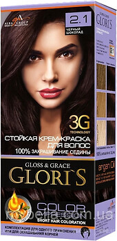 Фото Gloris 2.1 чорний шоколад