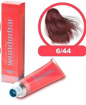 Фото Wunderbar Hair Color Cream 6/44 темно-русявий інтенсивно-мідний