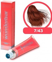 Фото Wunderbar Hair Color Cream 7/43 світло-русявий мідно-золотистий