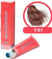 Фото Wunderbar Hair Color Cream 7/57 средне-русый шоколадно-красный