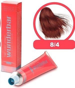 Фото Wunderbar Hair Color Cream 8/4 светло-русый медный